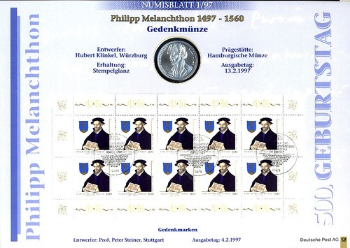 1902 melanchthon numisblatt - melanchthon,
