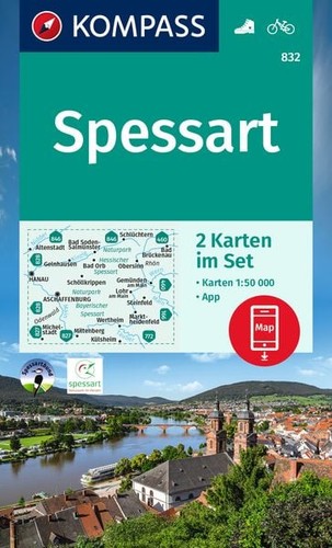 Kompass wanderkarten set 832 - kompass, wanderkarten-set