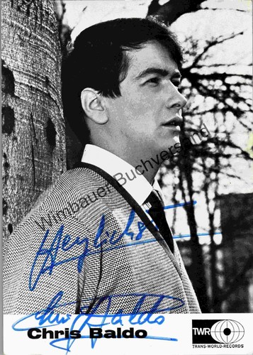 Original autogramm chris baldo - chris,