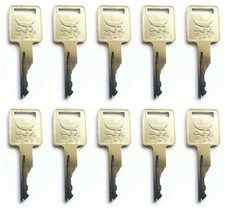 10 Stück 6693241 Zündschlüssel für Bobcat Kompaktlader und Minibagger