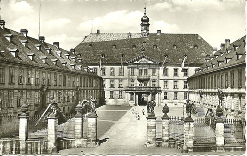 Fulda barockschloss - ak,