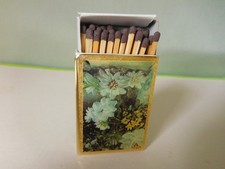 Streichholzschachtelhülle Hülle Etui Motiv Blumen Streichholzhalter