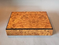 vintage Mastro de Paja Zigarrenkasten Humidor Wurzelholz Zigarrenkiste cigar box