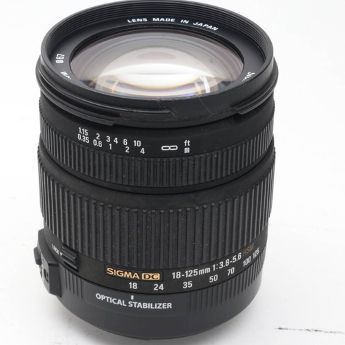 Sigma 125mm 6 - sigma, 18-125mm