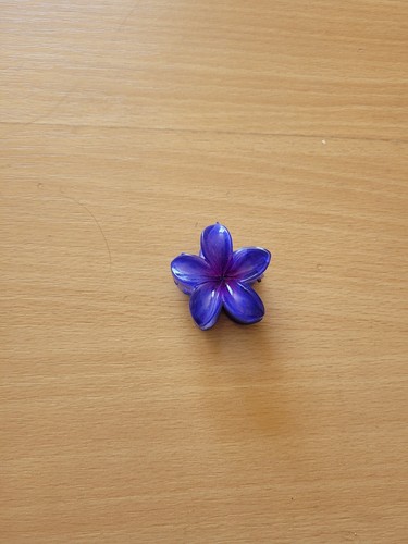 Lila blumen brosche - lila, blumen-brosche