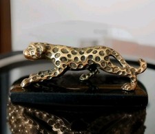 Aluminium Skulptur Leopard