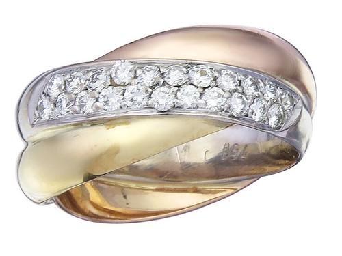 Ring brillanten 750er gold - ring,