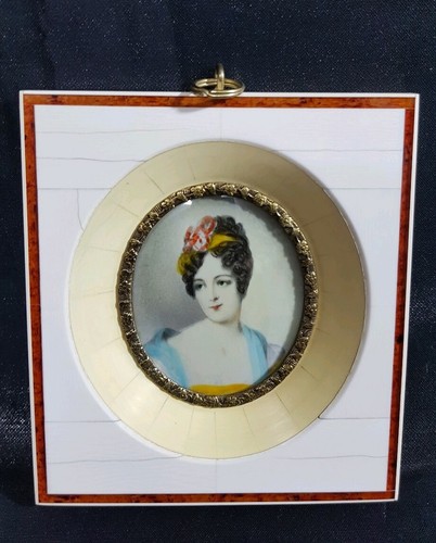 Miniatur portrait junge - portrait, dame