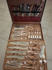 Scheffler Germany Messerset  Messerkoffer  Schere Fleischermesser handgearbeitet