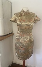 DRAGON & PHOENIX Asia Drachen Sommer Kleid hochwertig gearbeitet/NP 110,00€