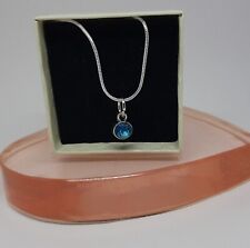 Halskette und Ohrringe Damen Schmuck set 925er Silber