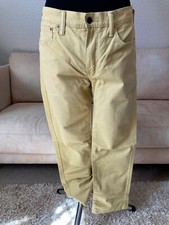 LEVI STRAUSS Original Herren Jeans Hose 511 W34 L34 Senf farben