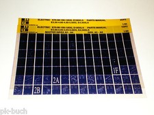 Microfich Ersatzteilkatalog Hyster Gabelstapler / Forklift E70 - 80 Stand 01/90