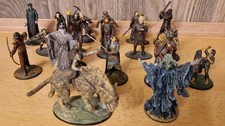 Herr der Ringe 18 Metallfiguren NLP 2004 - 2006 Sammlung gebrauchte Figuren