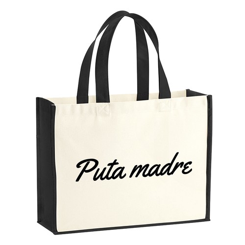 Jutetasche puta madre spanisch - jutetasche,