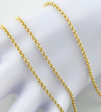 Erbsenkette Gold 585 * 14 Karat Goldkette Erbsenmuster 60 cm * 7 Gramm