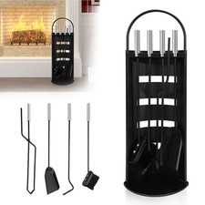 Kaminbesteck 5-tlg. Gusseisen