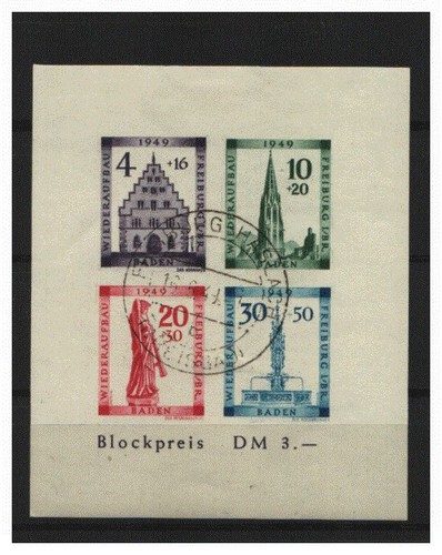 1949 baden block b - 1949, 1