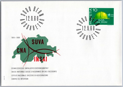 Schweiz fdc bern 1968 - schweiz,