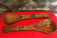  Afrikanische Salatbesteck aus