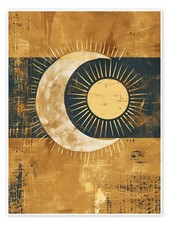 Poster Sonne und Mond -