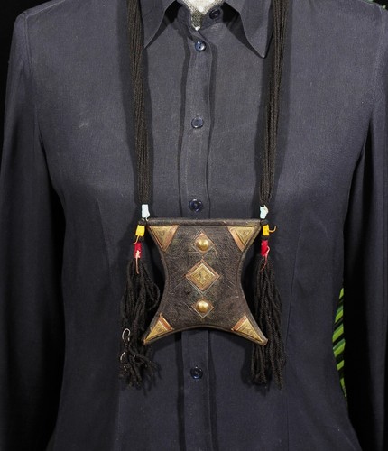 Vintage extra großes - , leder
