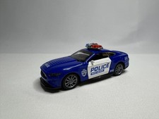 1:38 Ford Mustang Blau Police