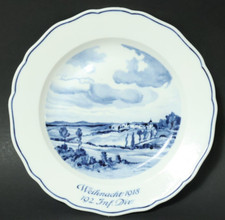 Alter Meissen Regimentsteller Regiment 192 Sachsen Teller Reservistenkrug 1918