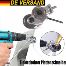 Elektrische Doppelkopf Blechknabber Blechschneider Bohrmaschine Blechschere DHL