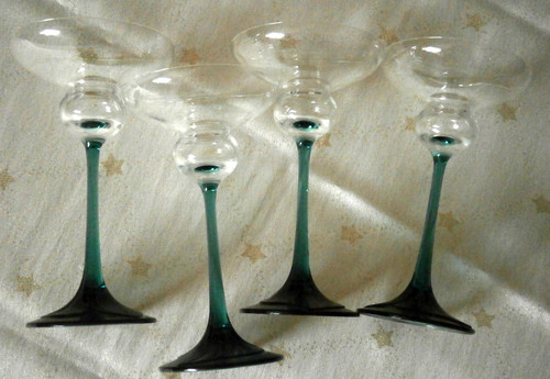 Alte weingläser champagner - 4,