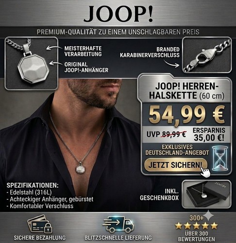 Joop herren halskette - 💥, herren-halskette