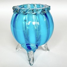 Antiker kleiner Glastopf mit 3