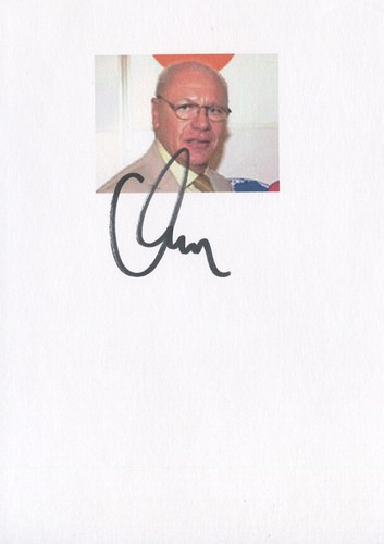 Klaus peter kohl autogramm - kohl,