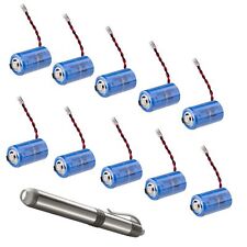 10x DOM Protector Lithium Batterie 14250M 3,6V 1/2 AA Schließanlage + Pen Light