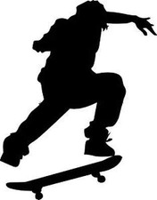 SK18 Skateboard Aufkleber