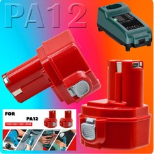 2X 5000mAh Akku für Makita PA12 1200 1220 1222 1234 1235 6270D 6271D / Ladegerät