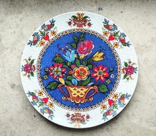 Kurt Hammer Porzellan Wandteller. Ø 30 Cm.