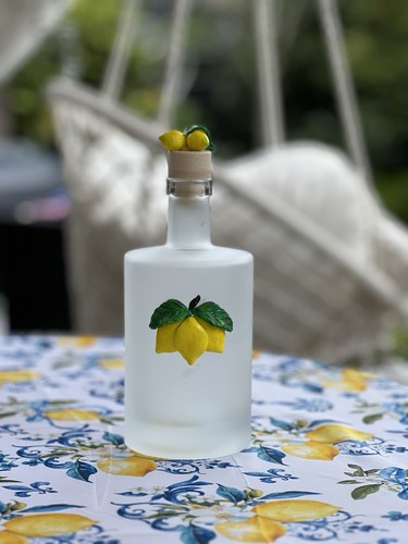 Limoncello bottle with - bottle,