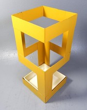 Schirmständer Kubistischer Vintage Design Schirmständer der 1960 er Jahre Metall