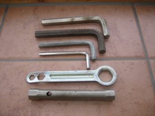 Werkzeugset, Imbusschlüssel, 6 Teile, silberfarben