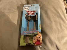 Brandneu Disney Winnie Puuh Kinder 2-teiliges Besteckset Gabel & Löffel