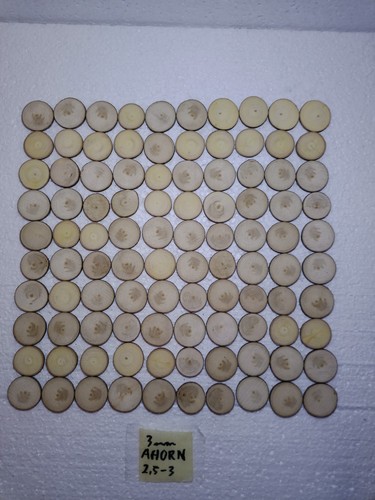 100 baumscheiben ahorn 3 - ahorn, 2,5