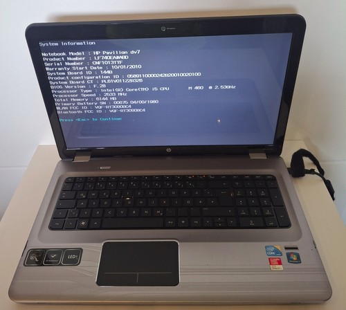 Pavilion dv7 notebook - pavilion,
