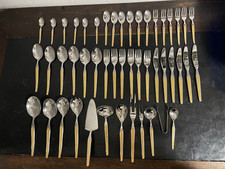 Paul Wirths Toledo 48 Teile 6 Personen Patent Hartvergoldet Besteck sehr gut WMF