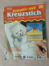 Kreuzstickerei Arbeitsblätter Kreativ mit Kreuzstich HEFT 25 Workshop VINTAGE 1J