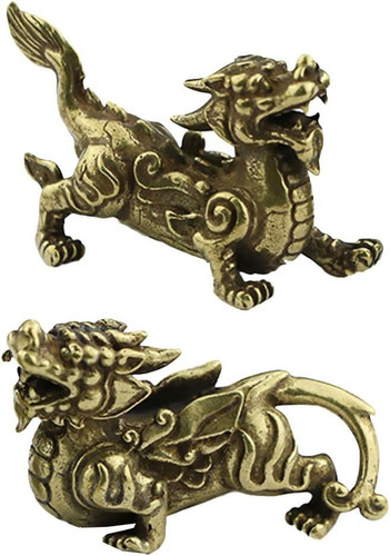 Paar messing feng - feng, shui