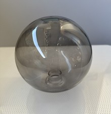 Lampenschirm Balls G9 Ersatz Rauchschwarz Kugel Glas Ø120mm Gewinde Glas L Ø20mm