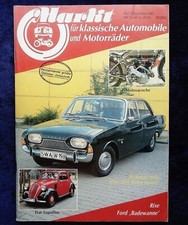 Oldtimer Markt 9.1985 Ford 17M P3, Fiat Topolino mit Poster !, Triumph Spitfire