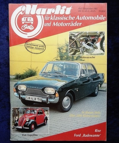Oldtimer markt 1985 ford - markt, 9.1985