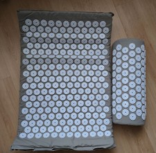 Akupressurmatte Kissen Set Massagematte Nadelmatte Akupunktur Sport Yoga